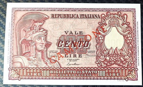 Italia 100 lire elmata - lire,