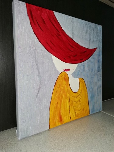 Quadro astratto dipinto - , a