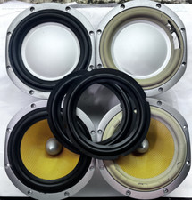 2 bordature in gomma compatte B&W DM 603 S3 incl. colla e rep. Istruzioni