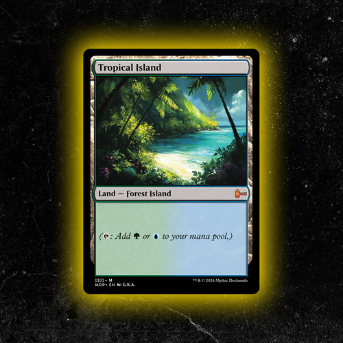 Tropical island carta - tropical,