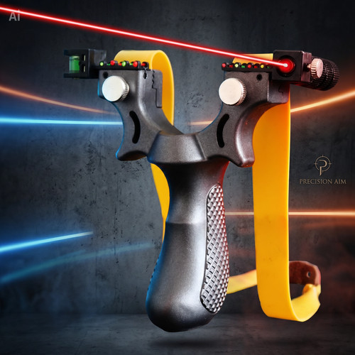 Fionda con laser - laser,