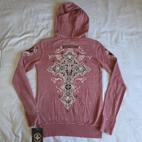 Felpa con cappuccio zip - e,