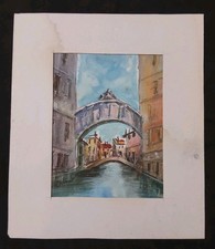 Acquerello Venezia Firmato