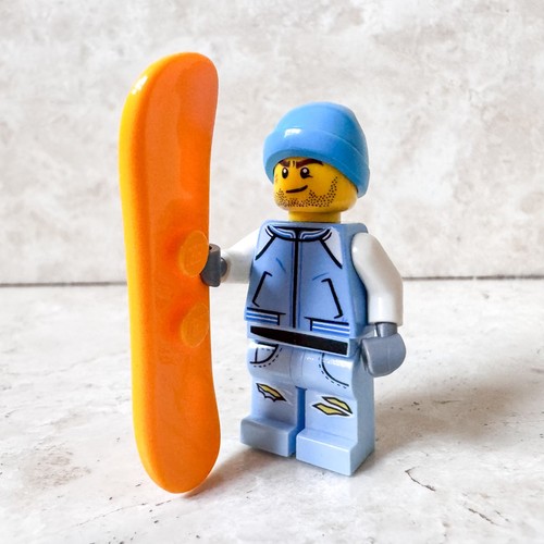 Lego town city - lego, snowboarder