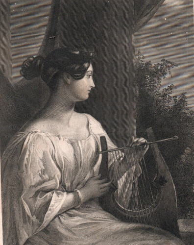 Incisione vittoriana musicista