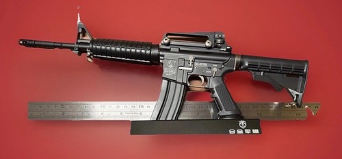 Carabina scala m4a1 nera - 1:2,
