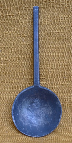 Antico cucchiaio peltro - antico,