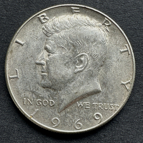 Moneta argento mezzo dollaro