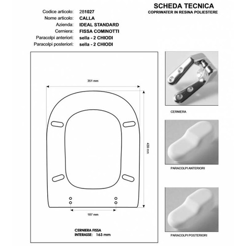 Copriwater ideal standard - copriwater,