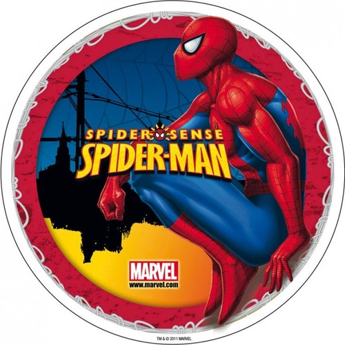 Cialda spiderman decorazione - spiderman,