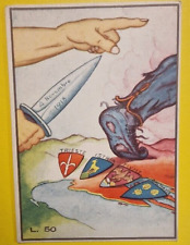 Cartolina originale 4 Novembre 1918 Trieste Istria Fiume Dalmazia  serie 7884