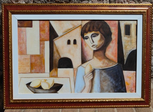 Quadro olio tela omaggio - omaggio, a