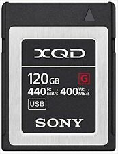 Scheda di memoria 120 GB Sony XQD G Series R440 MB/s W400 MB/s