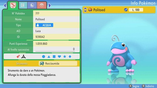 Politoed shiny 6iv - 6iv, battle