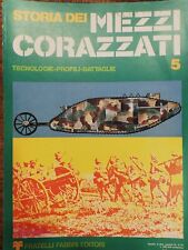 storia dei mezzi corazzati  senza fascicolo interno 5  fabbri 1 edizione 1976