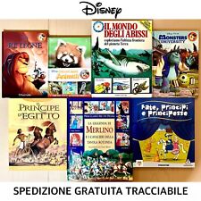 LOTTO LIBRI Disney BAMBINO / BAMBINA 3-7 Anni ( Re Leone • Merlino • Animali )