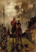 Henri Lautrec Jockeys 1882
