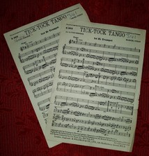 Spartiti tick tock - tick-tock, tango
