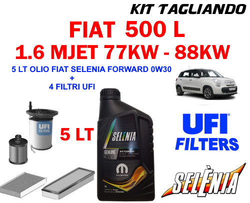 Kit tagliando filtri ufi lt - kit, ufi+5