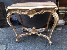 tavolino/consolle Luigi XV foglia oro