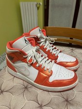 Scarpe Nike Air Jordan arancioni Sportive Scarpa Alta Taglia 46 Electro Orange