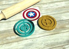 Captain America Shield Cookie
