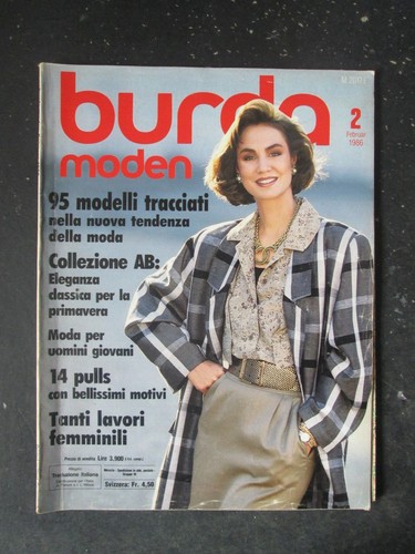 Burda 1986 con - burda, cartamodelli