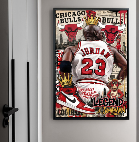 Quadro pop art graffiti - art/graffiti, nba