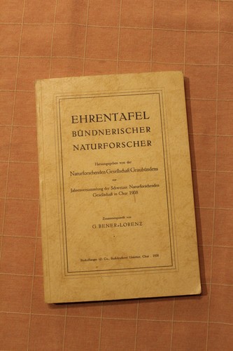 Ehrentafel bündnerischer