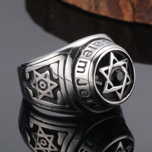 Anello stella esagramma - anello,