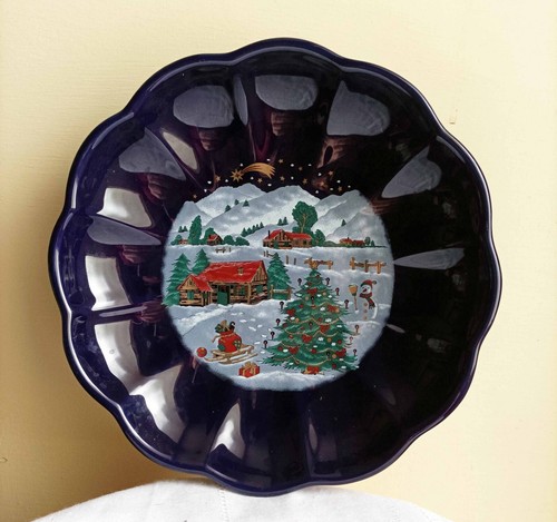 Piatto natalizio ceramica - natalizio,
