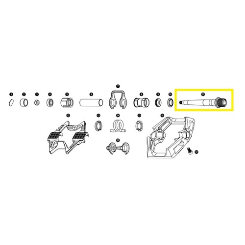 Asse mandrino pedale