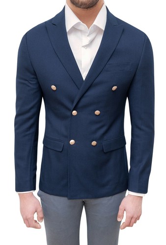 Giacca uomo sartoriale blu