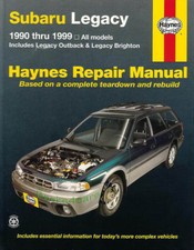 Negozio Manuale Servizio Riparazione Legacy Subaru Outback Libro Gt Officina