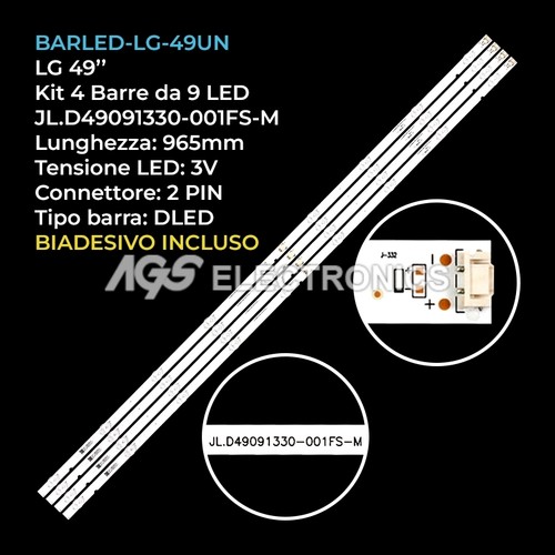 Kit barre strip led tv - kit,