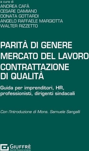Libro nuovo parita di genere - nuovo,