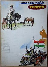 GIULIO FERRARI - IL VITTORIOSO - ILLUSTRAZIONE ORIGINALE