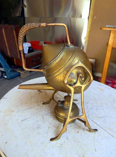 Antico bollitore acqua tè - , h