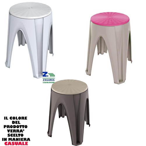 Sgabello plastica girotondo - sgabello,