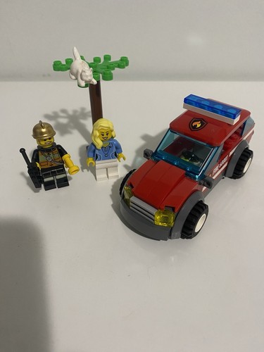 Lego city fire - fire, car