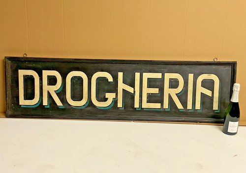 Insegna vintage legno - insegna,