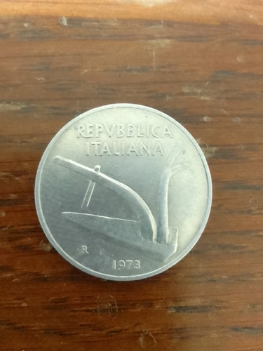 Moneta lire 1973 - 1973, italia