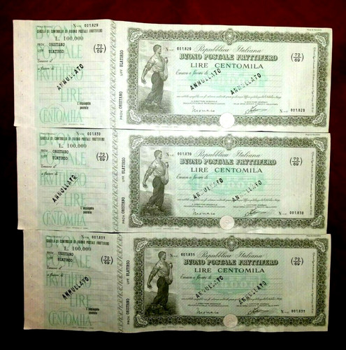 Buono postale fruttifero - buono,