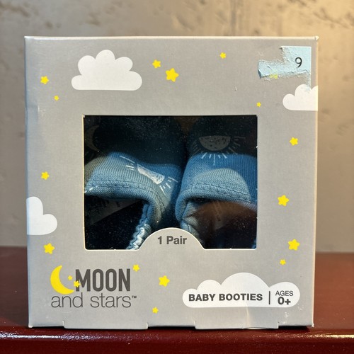 Luna stelle cotone blu - stelle, 1