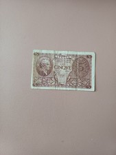 BANCONOTA 5 LIRE REGNO