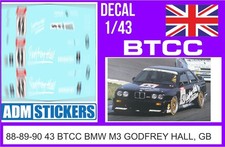 89 43  DECAL 1/43  BTCC 1988