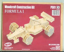 KIT MODELLISMO AUTO FORMULA 1 P081 WOODCRAFT CONSTRUCTION QUAY COMPENSATO NUOVO
