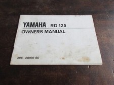Yamaha RD125 RD 125 Owner's