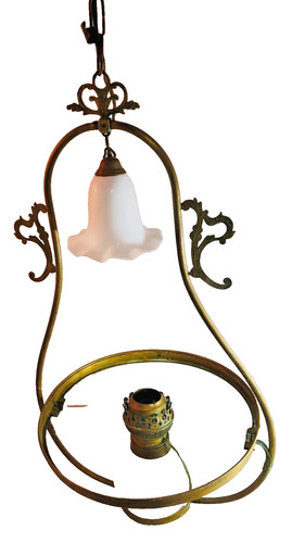 Vintage brass hanging - , 2