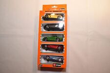 BBURAGO BURAGO SET REGALO 5 AUTO STRADALI AUDI DODGE RENAULT LAMBORGHINI MIB